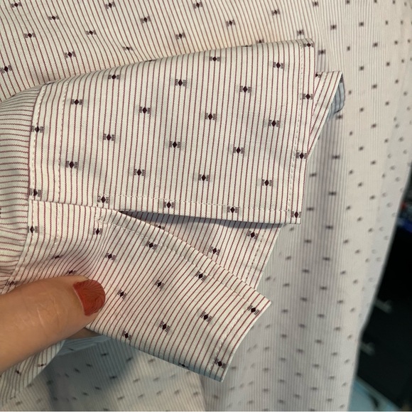 Lands’ End Button Front 3/4 Sleeve Shirt - Picture 5 of 12